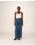 WIDE LEG JEANS DENIM ESCURO