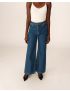 WIDE LEG JEANS DENIM ESCURO