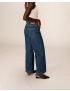 WIDE LEG JEANS DENIM ESCURO