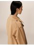 TRENCH-COAT CURTO NATURAL TRESPASSE
