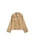 TRENCH-COAT CURTO NATURAL TRESPASSE