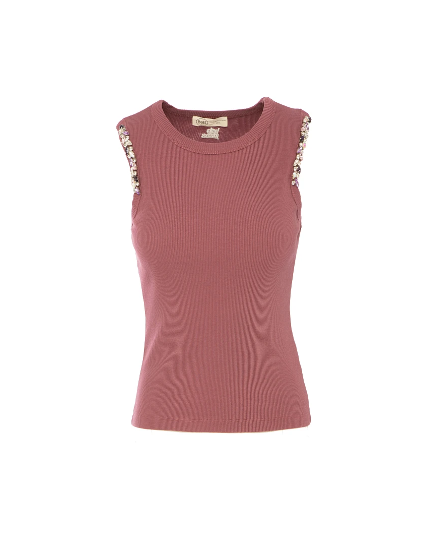 TOP SINGLETE CANELADO COM PEDRARIAS