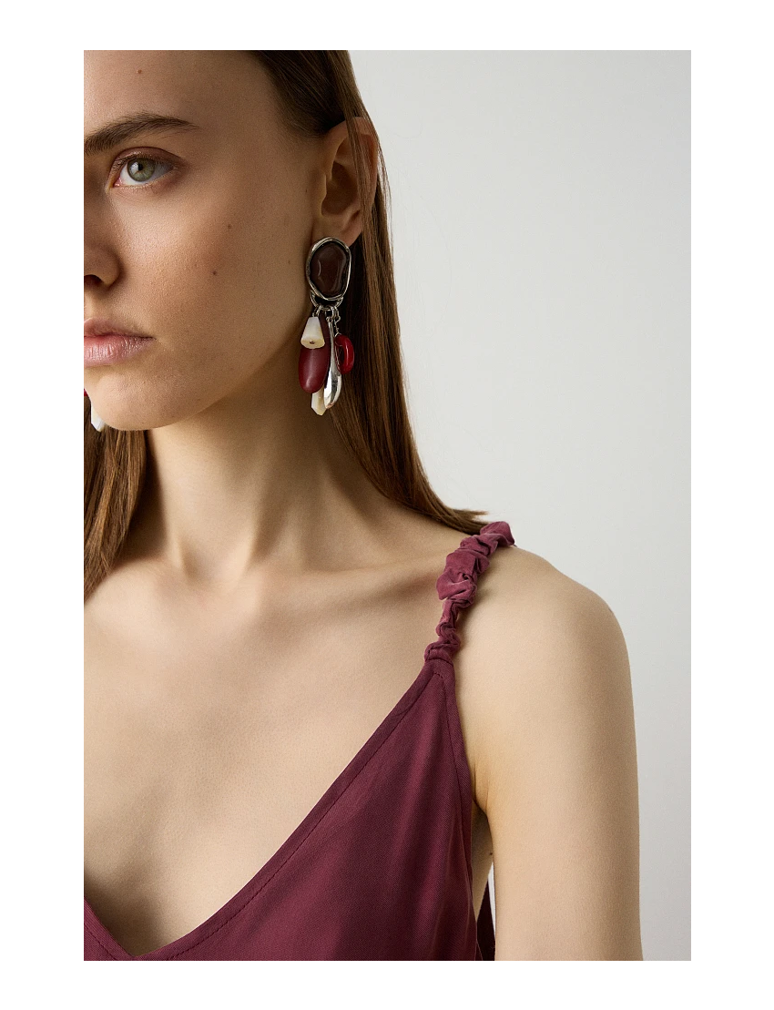 VESTIDO LONGO COM COSTAS ABERTAS CUPRO