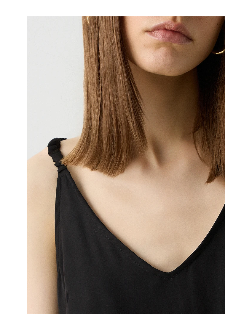 VESTIDO LONGO COM COSTAS ABERTAS CUPRO