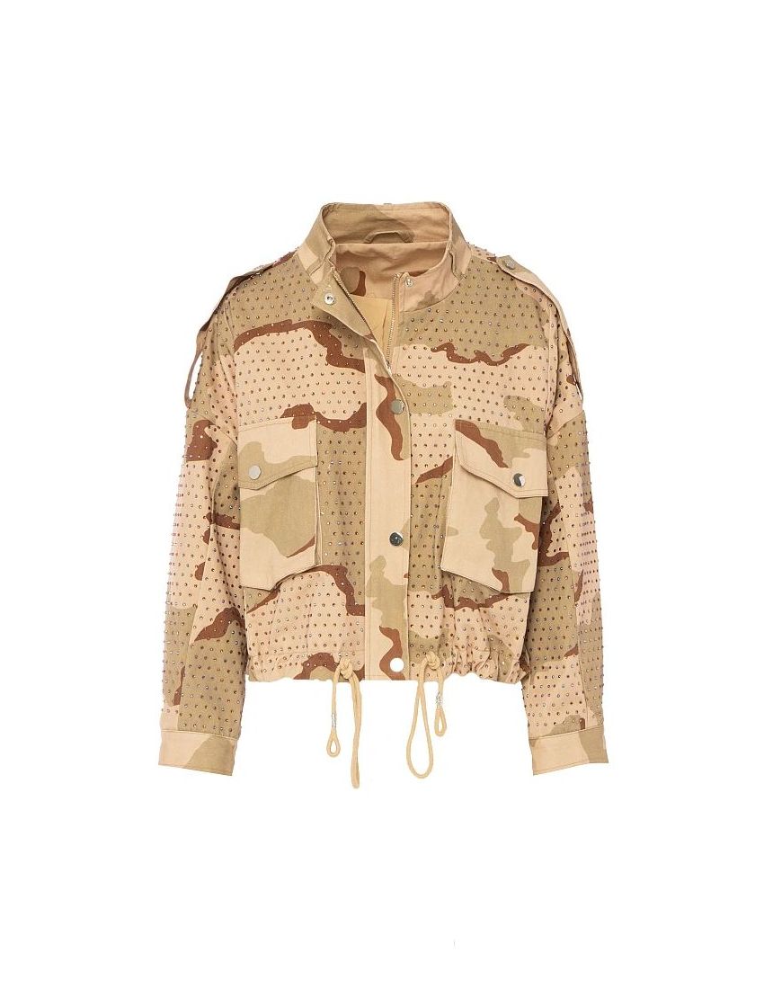 JAQUETA PADRÃO MILITAR COM STRASS