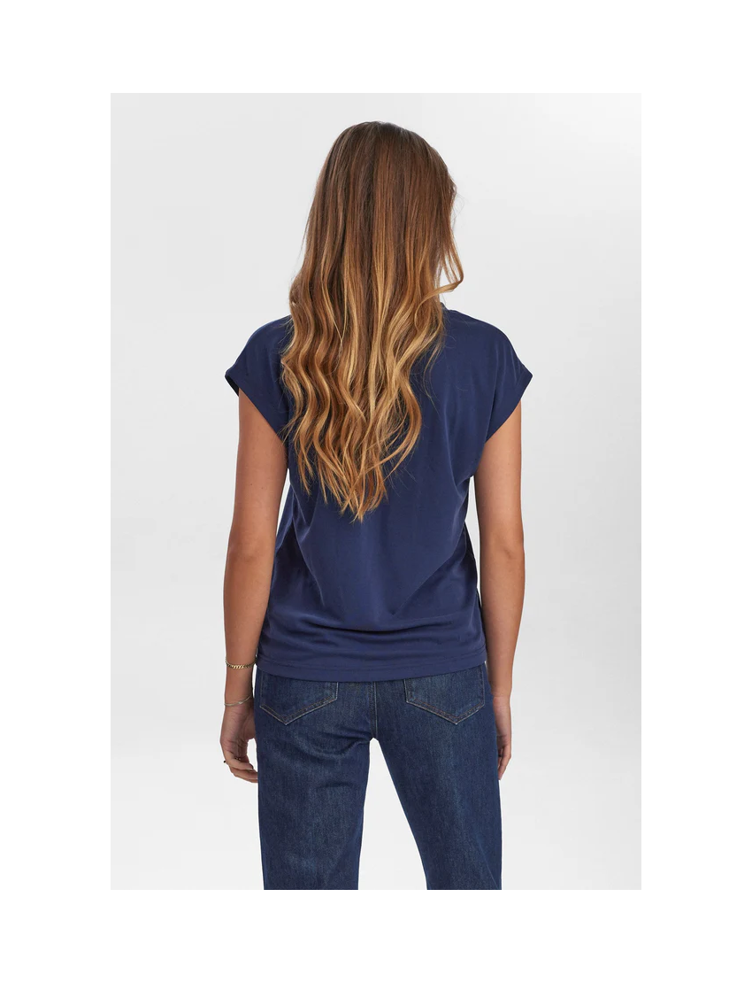 T-SHIRT ESSENCIAL MODAL MANGA BORBOLETA - LIZY