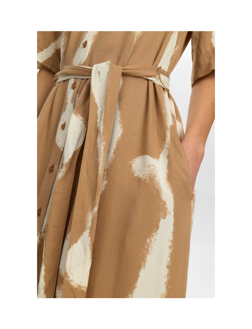 VESTIDO LONGO CAMISEIRO MALHADO ESTELLE