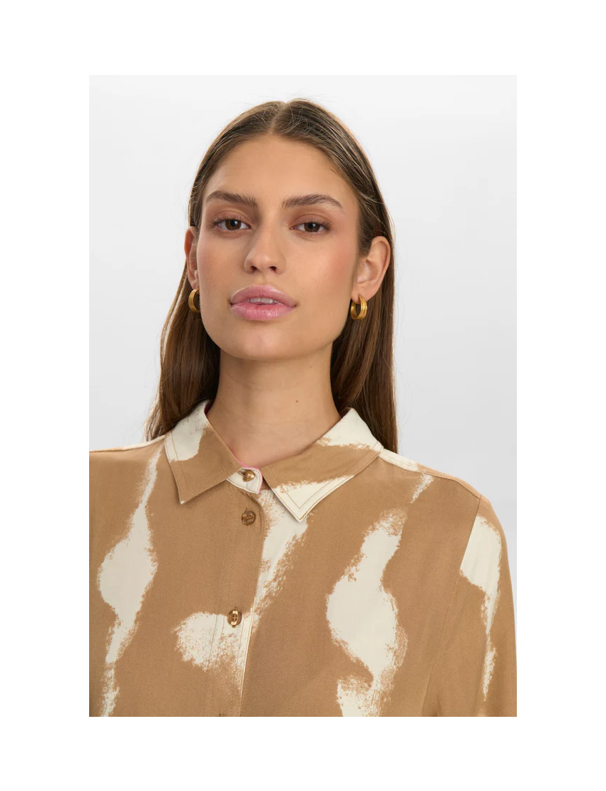 VESTIDO LONGO CAMISEIRO MALHADO ESTELLE