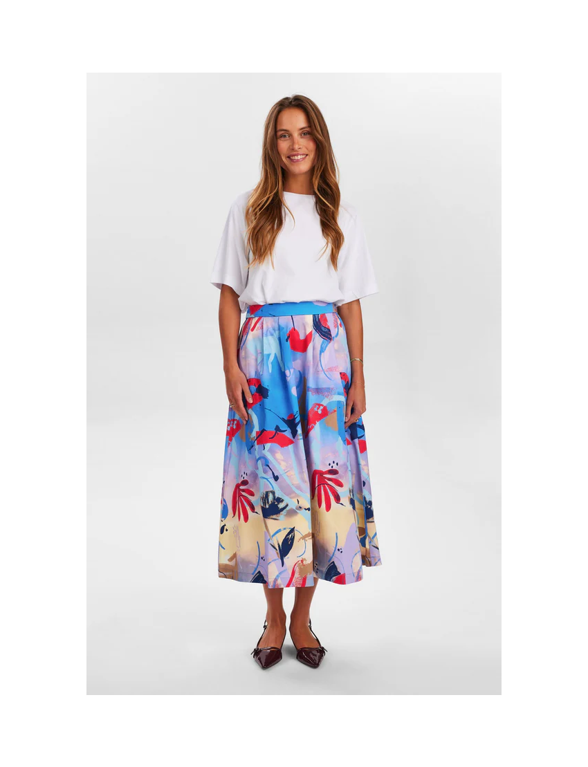 SAIA GLORIA MIDI ESTAMPADA CRIATIVA 