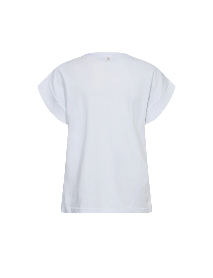 TSHIRT BRANCA BORDADOS CRIATIVE DEBORA