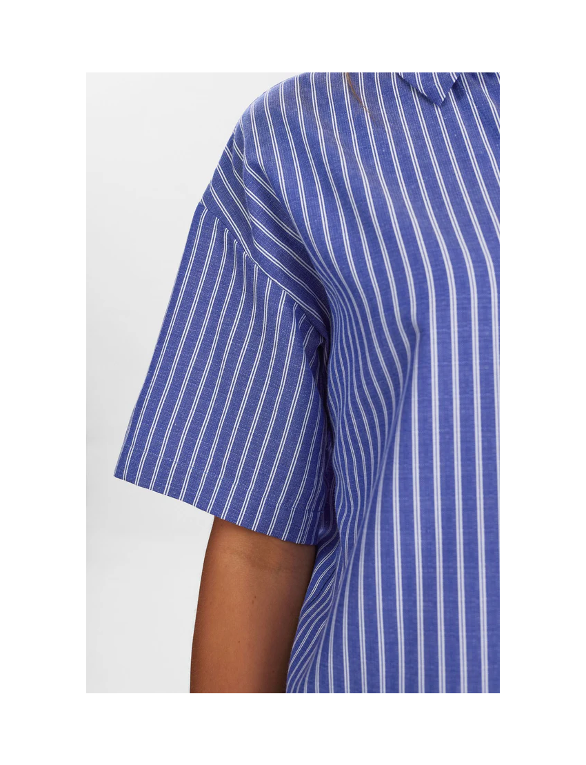 CAMISA MANGA CURTA RISCA PIJAMA ZALLY