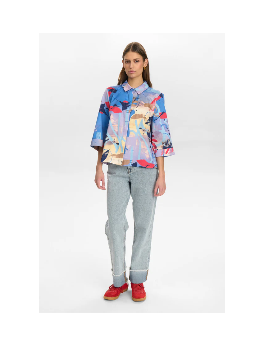 CAMISA GLORIA ESTAMPADA CRIATIVA