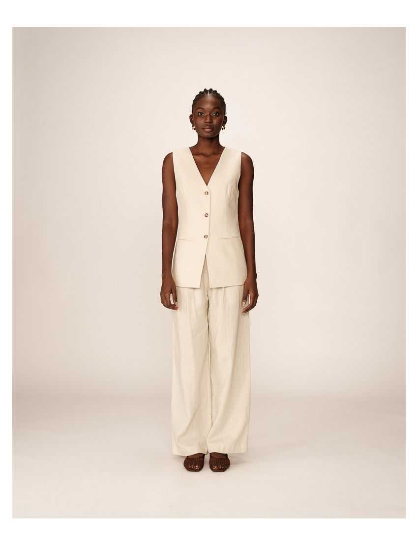 COLETE MIDI MODELO ALFAIATARIA ALINHADO