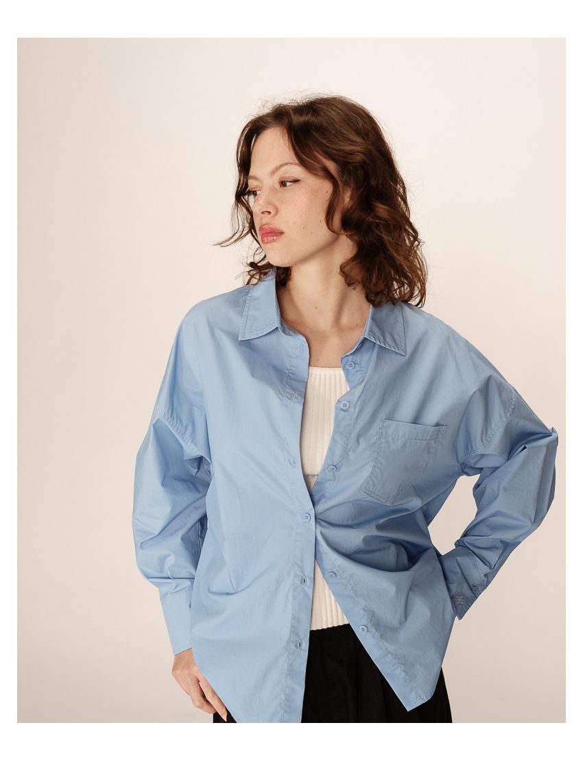 CAMISA OVERSIZED COM BOLSO