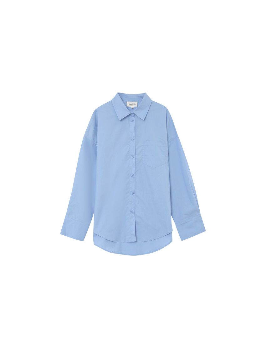 CAMISA OVERSIZED COM BOLSO