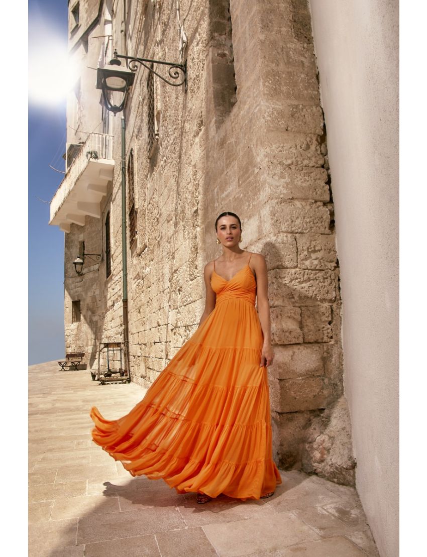 VESTIDO LONGO FLUÍDO SILVIA BRAZ