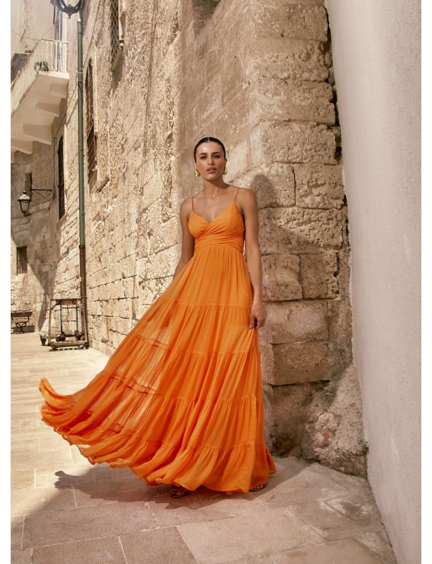 VESTIDO LONGO FLUÍDO SILVIA BRAZ