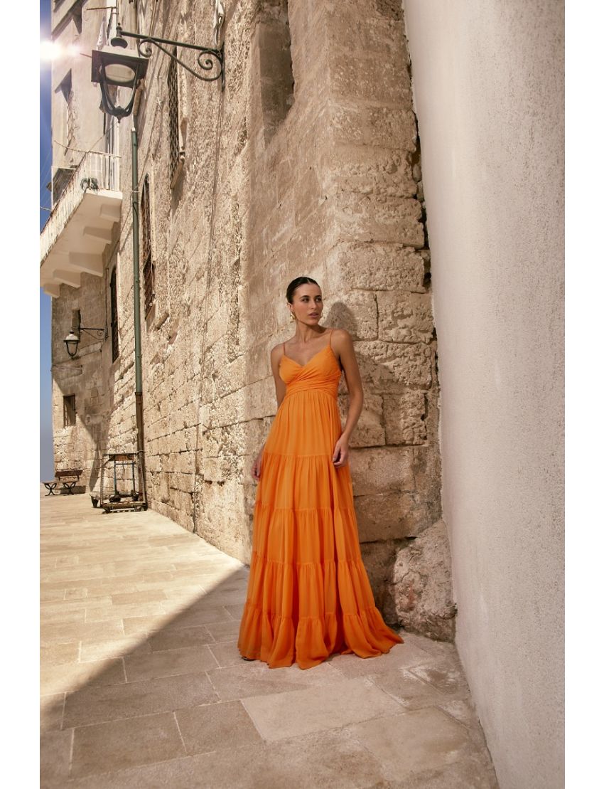 VESTIDO LONGO FLUÍDO SILVIA BRAZ