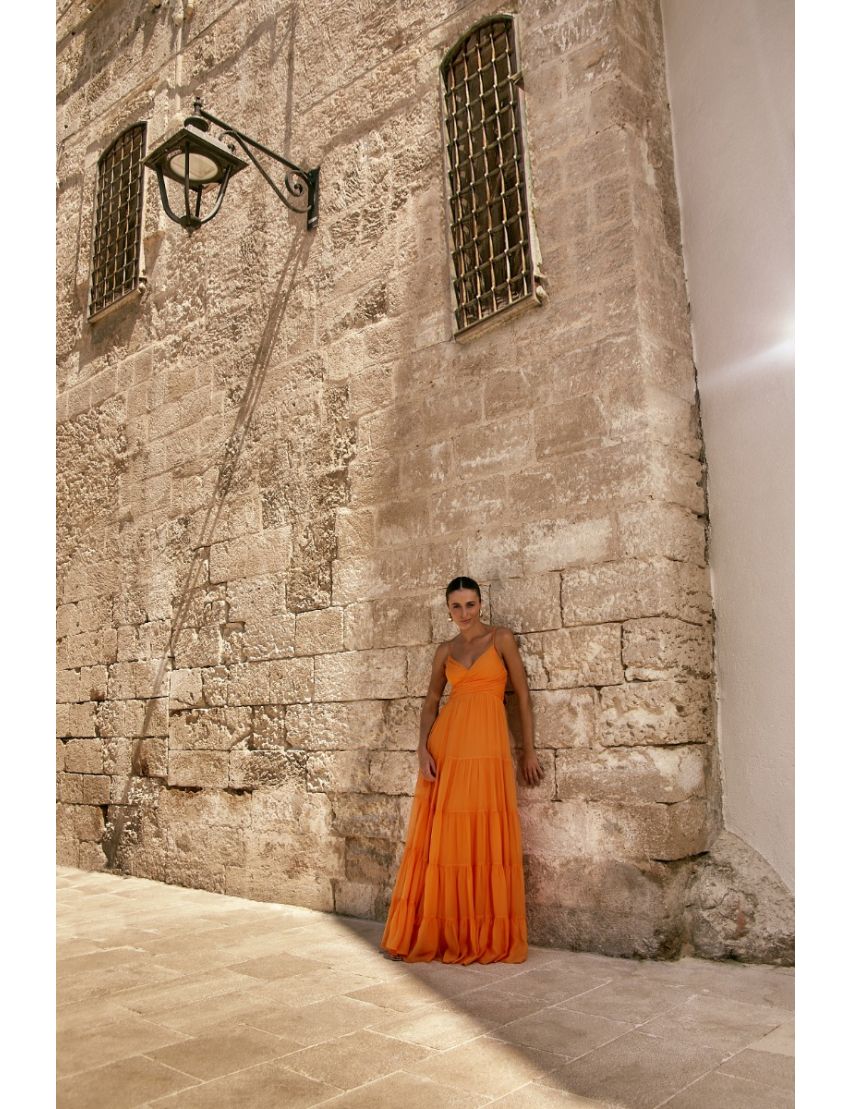 VESTIDO LONGO FLUÍDO SILVIA BRAZ