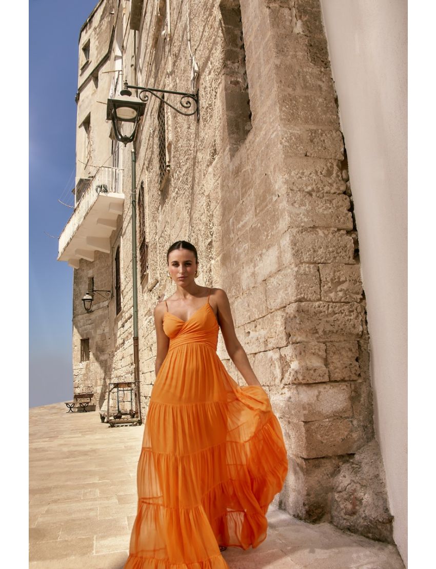 VESTIDO LONGO FLUÍDO SILVIA BRAZ