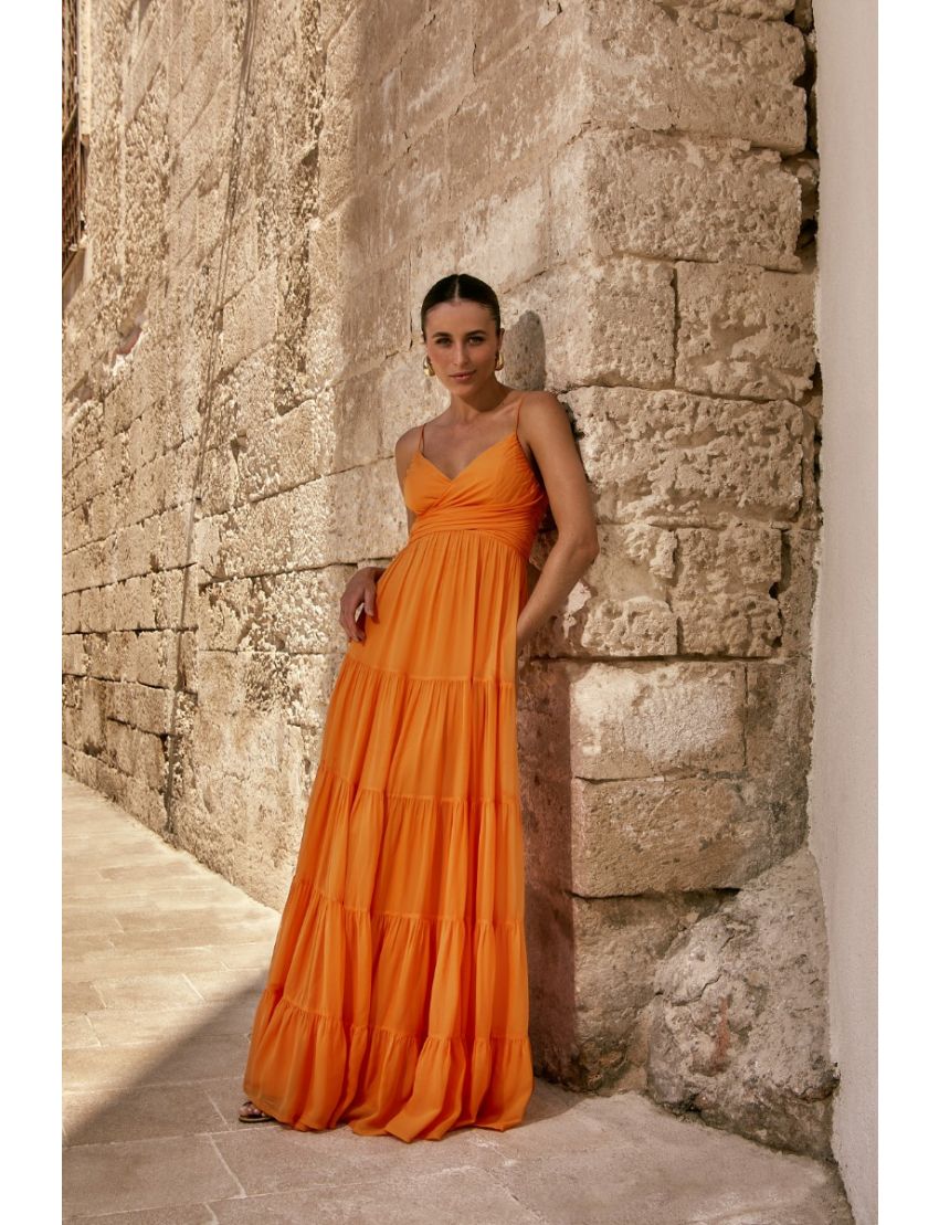 VESTIDO LONGO FLUÍDO SILVIA BRAZ