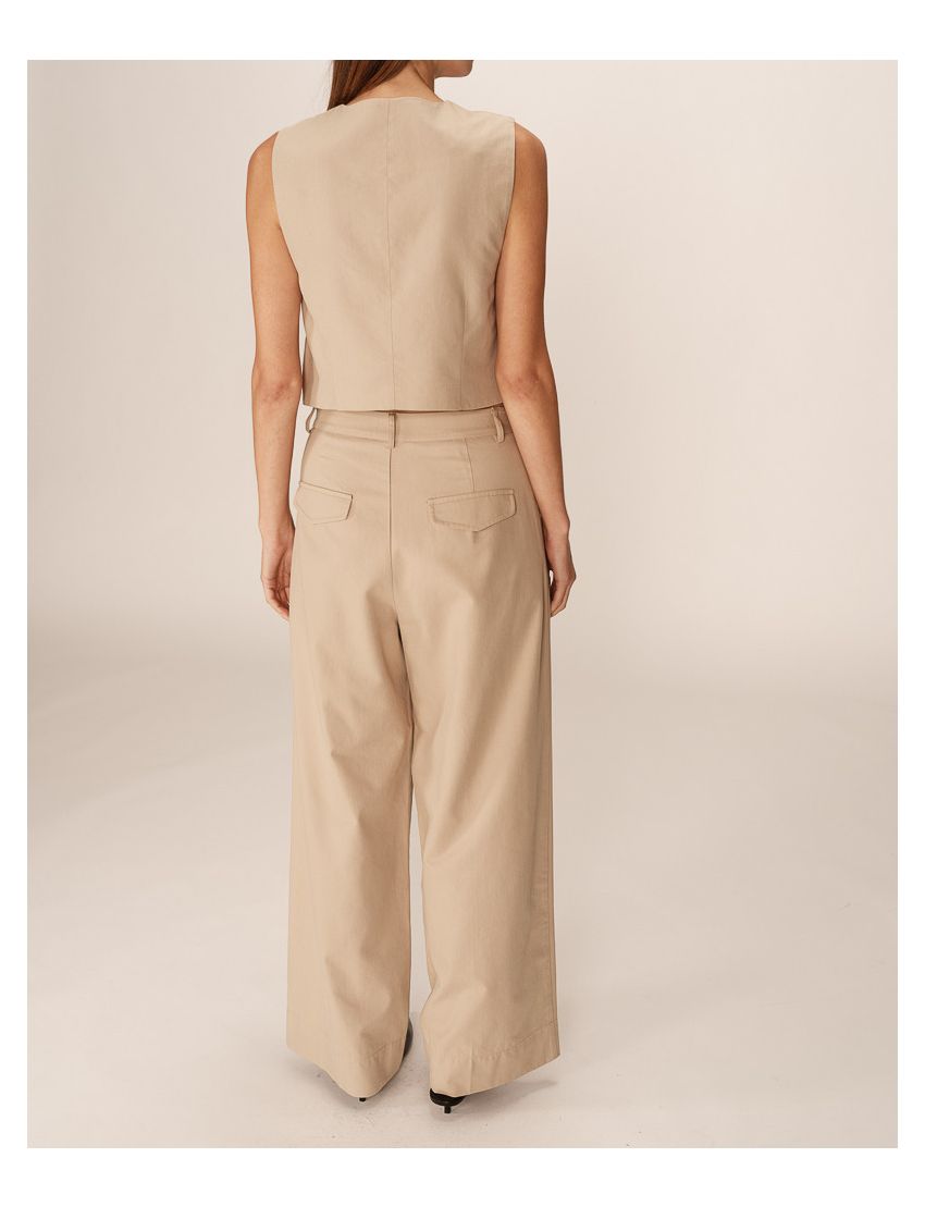 CALÇA ALFAIATARIA TAUPE CLARO