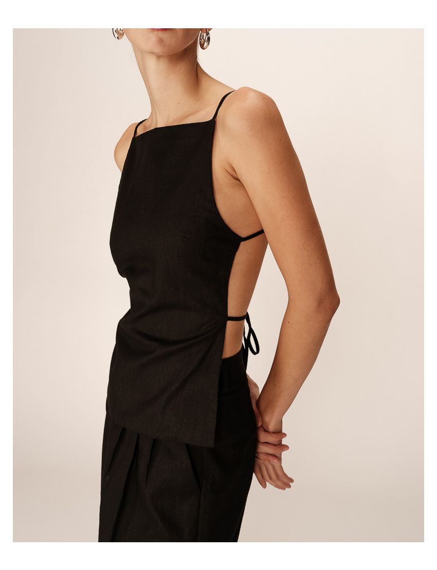 TOP MIDI SEM COSTAS ALINHADO