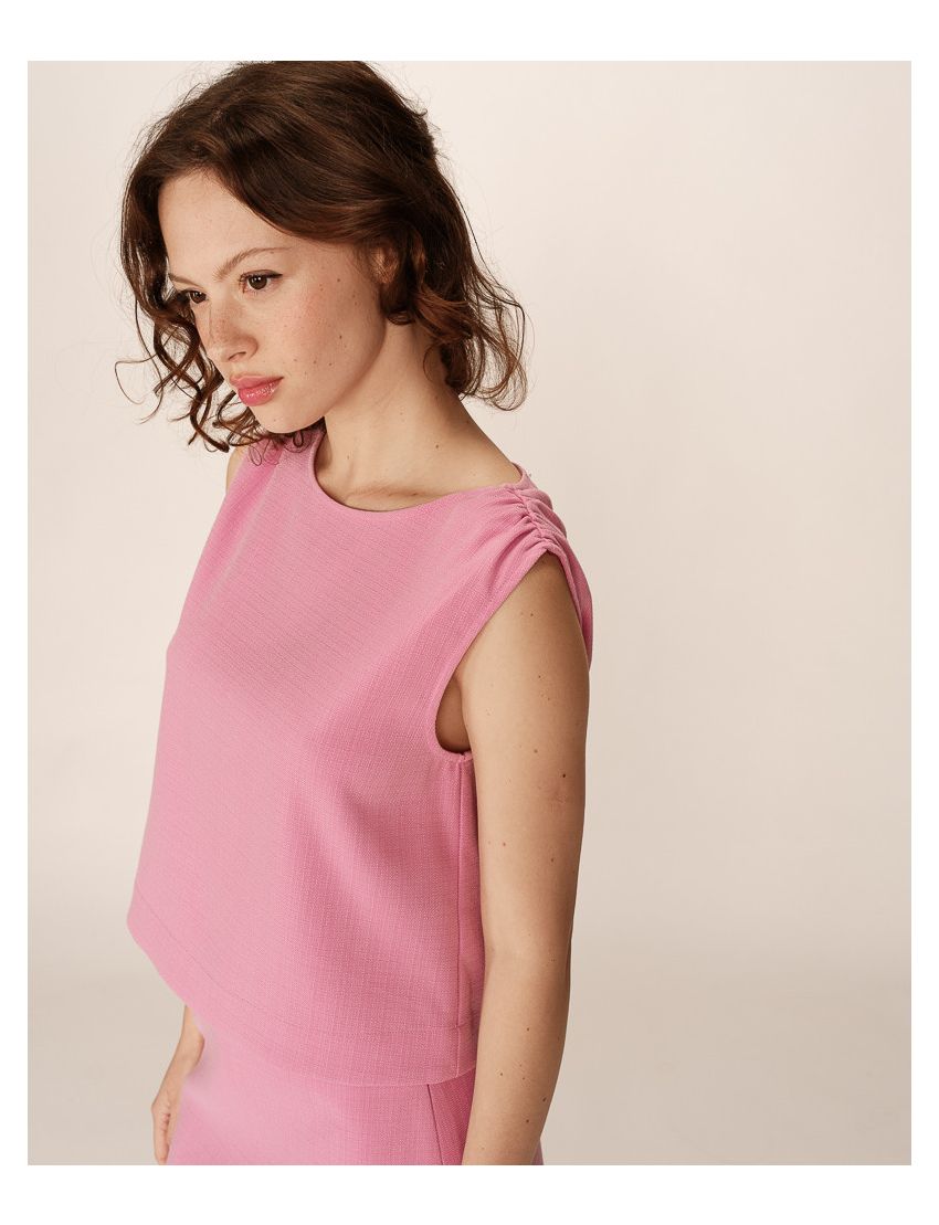 TOP CAVA OMBRO FRANZIDO