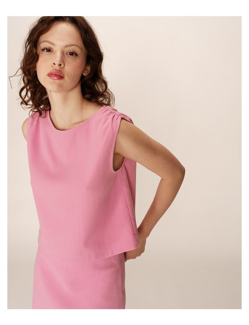 TOP CAVA OMBRO FRANZIDO