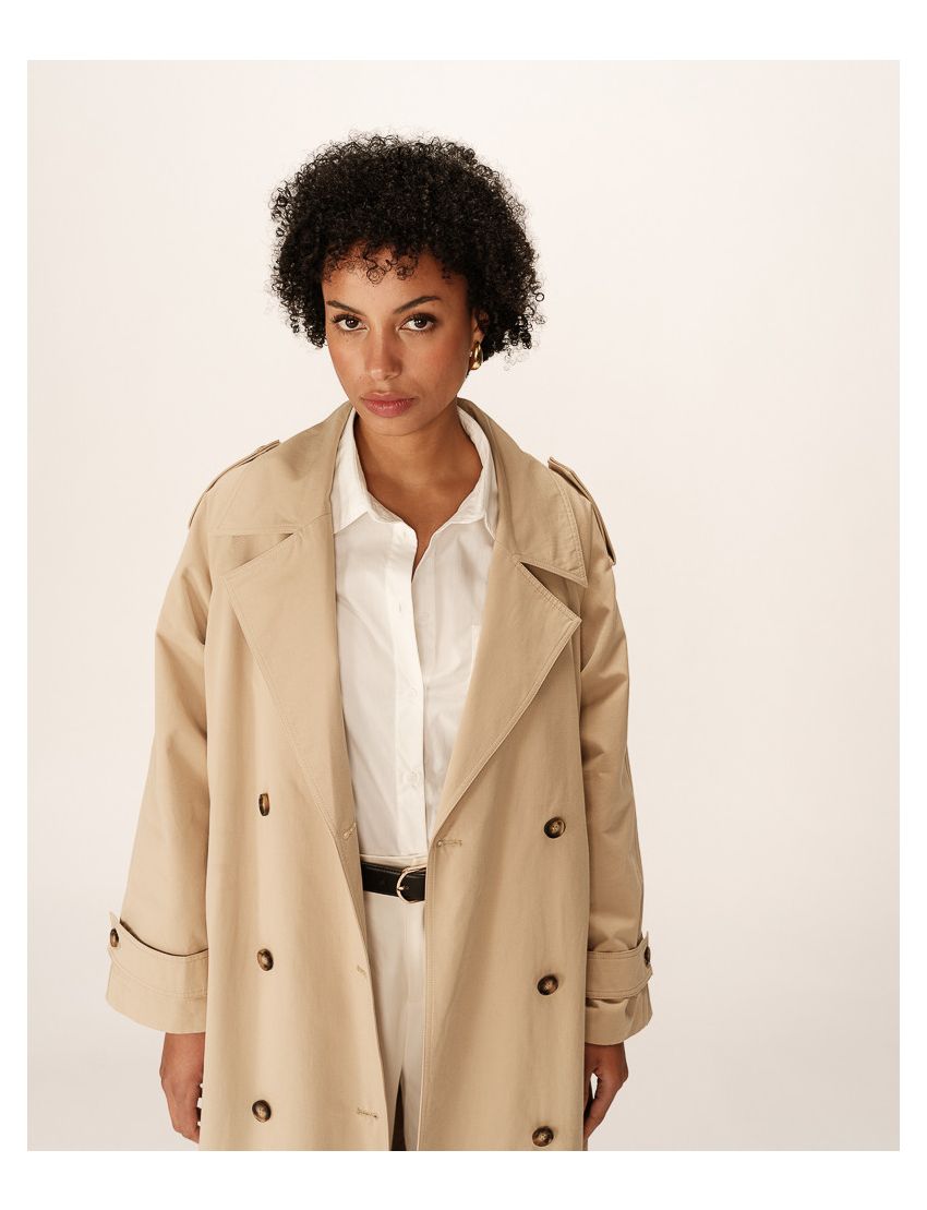 TRENCH-COAT MIDI TRESPASSE