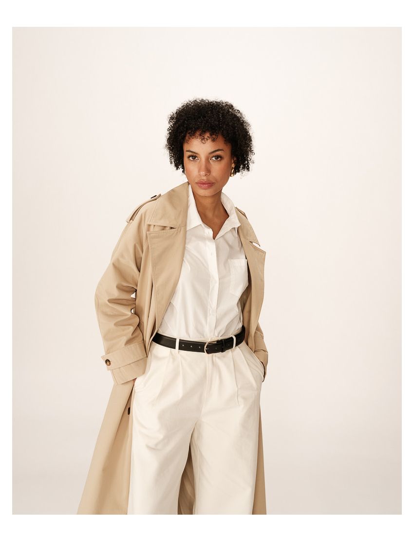 TRENCH-COAT MIDI TRESPASSE