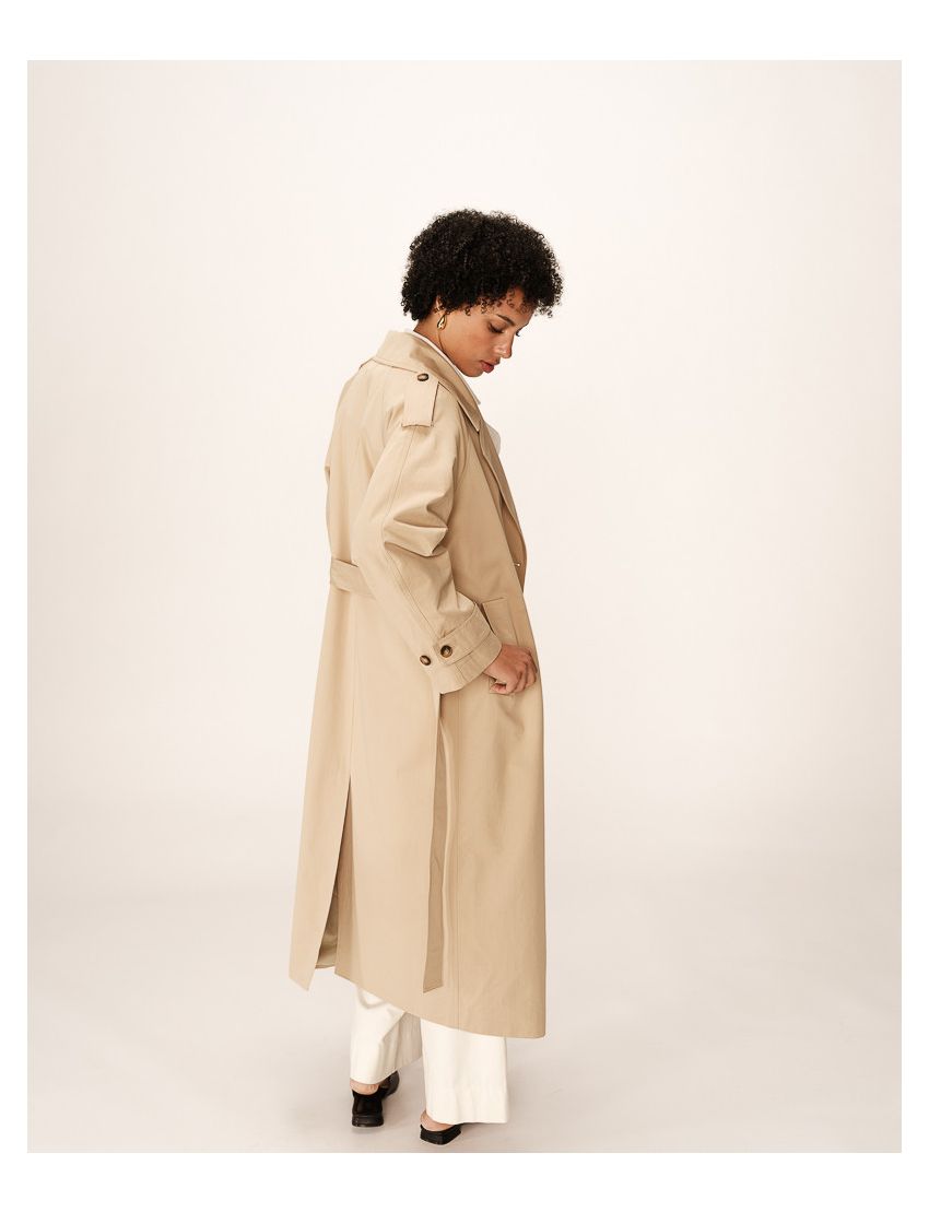 TRENCH-COAT MIDI TRESPASSE