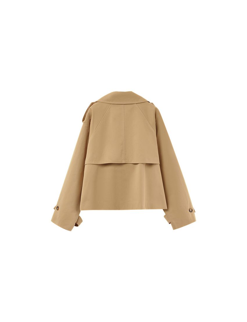 TRENCH-COAT CURTO NATURAL TRESPASSE
