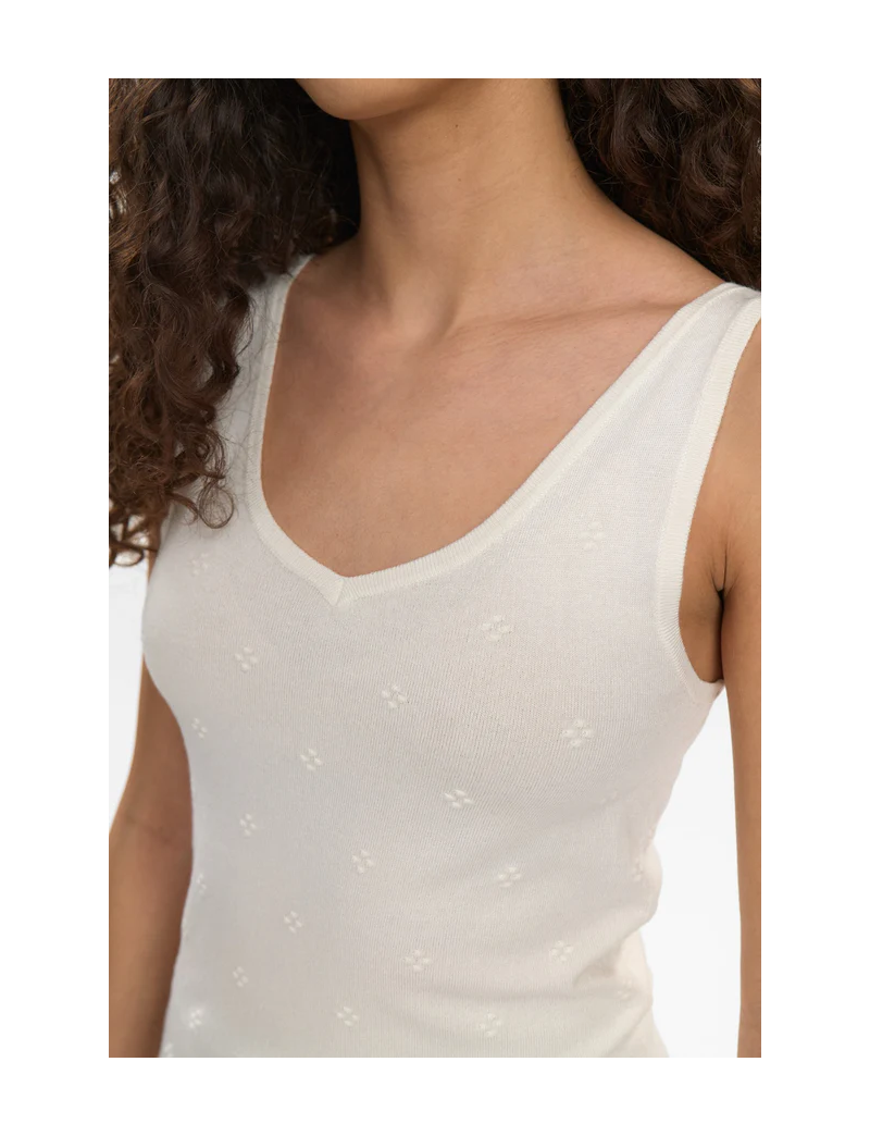 TOP MALHA ROSETAS EM RELEVO